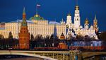 rosja, katedra, kopula, wieza, flaga, moskwa, dach, most, kreml