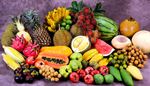 papaja, kukoricacso, pitaja, kukorica, karambola, mangosztan, ananasz, gorogdinnye, granatalma, rambutan, durian, banan, mango, kokusz